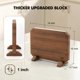 thumbnail image 5 of Organizador de cocina de madera de acacia HOSHANHO con bloque magnético para cuchillos, 5 of 7