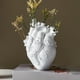 thumbnail image 3 of 1pc, Heart Vase, Vases For Flowers Creative Heart-Shaped Sculpture ,Customized Vase, Heart-Shaped Art Resin Vase Desktop Home Decoration, Gift Vases For Living Room Decorations,Halloween Room Decor Go, 3 of 3