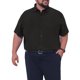 thumbnail image 1 of INSPIRE CHIC Regreso a Clases Camisas de Negocios de Manga Corta con Bolsillo en el Pecho para Hombres Grandes y Altos XL Negro, 1 of 5