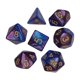thumbnail image 3 of 7x Dados Poliédricos Smooth D4-D20 Para Ense?anza De Matemáticas Bar Mesa Juegos De Mesa Violeta Azul, 3 of 5