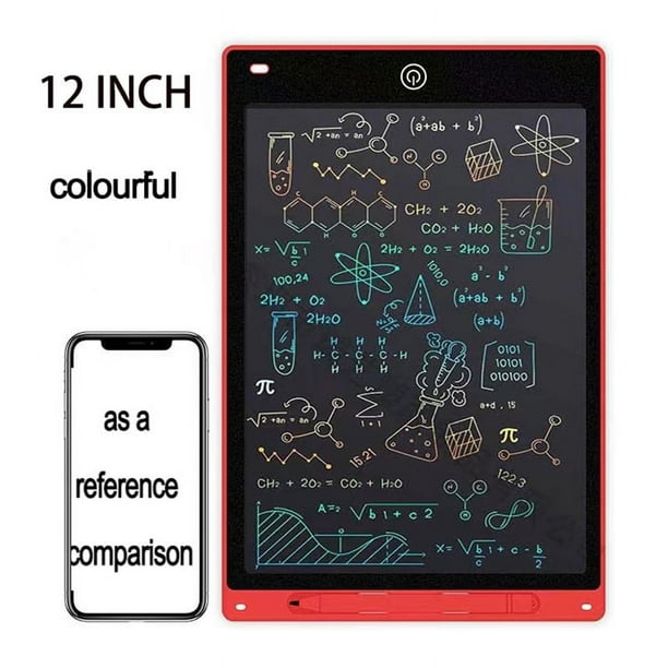 12Inch LCD Writing Tablet Electronic Digital Writing Colorful Screen Doodle Board Handwriting Paper Drawing Tablet Gift For Kids And Adults At Home School And Office