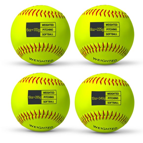 Softballs con peso Thorza - Pack de 4 (170 g‑340 g)