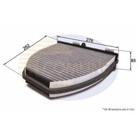 Comline - Filtro Polen Para Auto Ekf176A