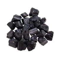 Magideal - Turmalina Negra Natural De 100G, Piedra Rugosa, Adornos Feng Shui Coleccionables, Regalo Para , Decoración Del Hogar Para Escritorio, Chimenea, S