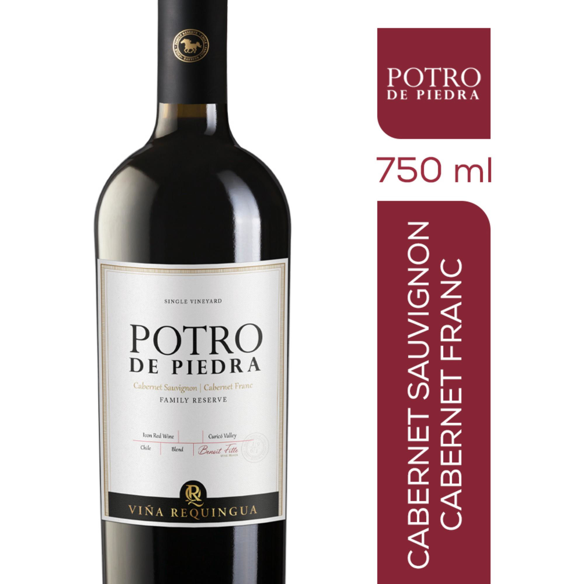 Vino Tinto Cabernet Sauvignon / Cabernet Franc Botella 750 ml Potro de Piedra