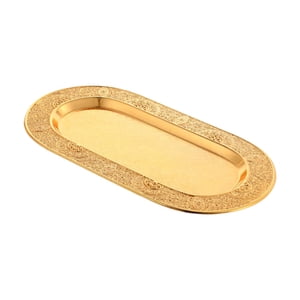 Bothyi - Bandeja Decorativa De Oro Bandeja De Frutas Bandeja Para Pastel De Pasteles Para El Restaurante De La Oficina En Casa