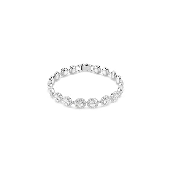 Pulsera Swarovski Una Angelic Transparente con Rodio 15-18 cm
