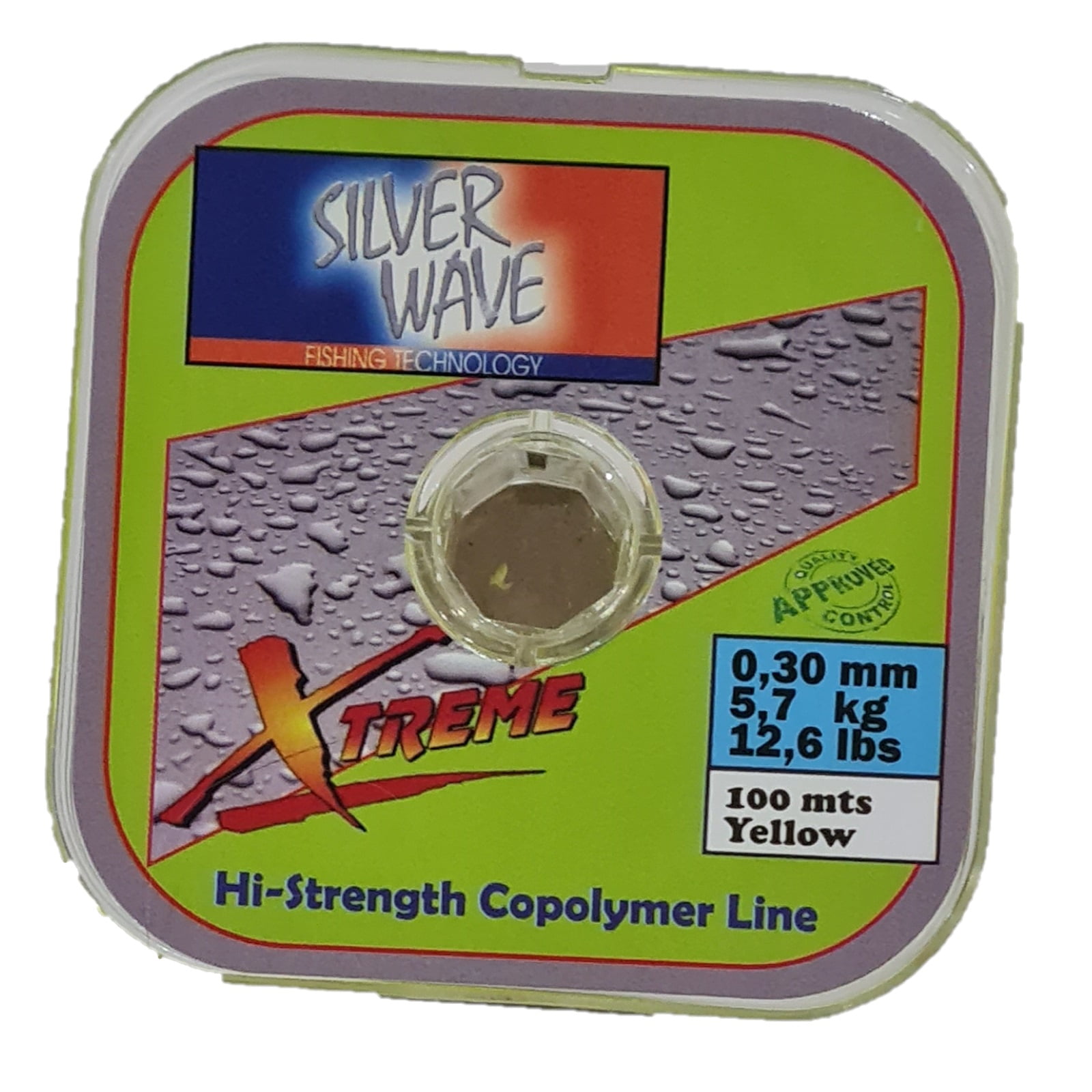 Silver Wave - Nylon Transparen Amarillo 0,30mm Bobina 100mts -