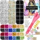 thumbnail image 1 of Kit de herramientas aplicadoras Hot Fix Worthofbest con 8500 diamantes de imitación, 1 of 7