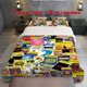 thumbnail image 1 of 3pcs Broadway Stage Play Themed Printed Three Piece Bedding Set Soft Quilt Cover And Two Pillowcases, 1 of 5