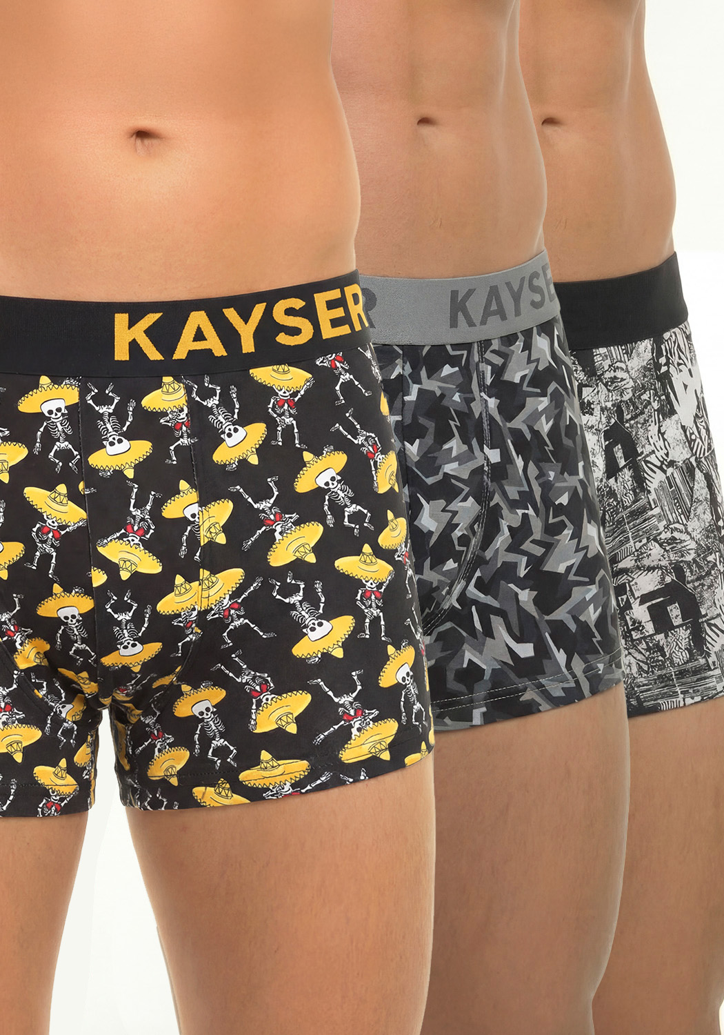 Kayser - Pack 3 Bóxer Algodón P393.273-Ama