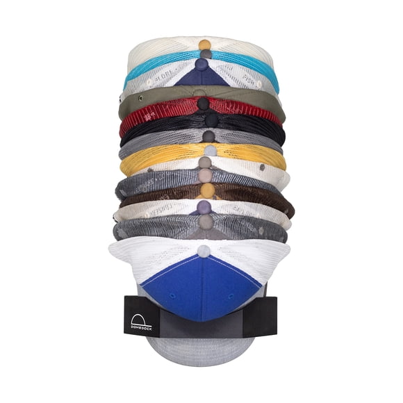 Hat Rack Dome Dock The Original Wall 20, fabricado en EE. UU., sombrero negro