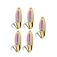 thumbnail image 4 of 5 Piezas Cucharas De Pesca Señuelos Metal Vertical Bass Cebos Y Señuelos Agua Dulce Oro 60g, 4 of 4