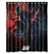thumbnail image 1 of Cortina de ducha con diseño de Spiderman, juego de cortinas de baño con ganchos, tamaño 60 x 72 pulgadas, 1 of 3
