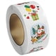 thumbnail image 4 of 500 Uds. Rollo de pegatinas navideñas, pegatinas bonitas para sobres, pegatinas navideñas de 1 pulgada para manualidades DIY, decoración navideña para Estilo A, 4 of 5