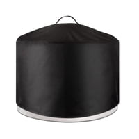 Xusx111 - Cubierta Del Pozo De Fuego Para Estufa Solo Bonfirecover 46 * 38Cm, Cubierta Impermeable De Estufa De Camping 600D Resistente A Todo El Tiempo Negro