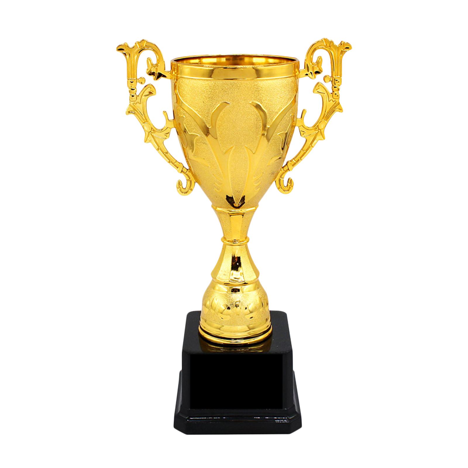 Magideal - Trofeo De Premio Trofeos Pequeños Para Trofeo De Recuerdo Copa Trofeo Para Celebraciones Competición Favores De Fiesta Decoraciones Depo 17Cm