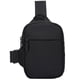 thumbnail image 1 of Bolso bandolera pequeño impermeable para hombre y mujer, ideal para correr, ciclismo, viajes y compras, color negro., 1 of 5