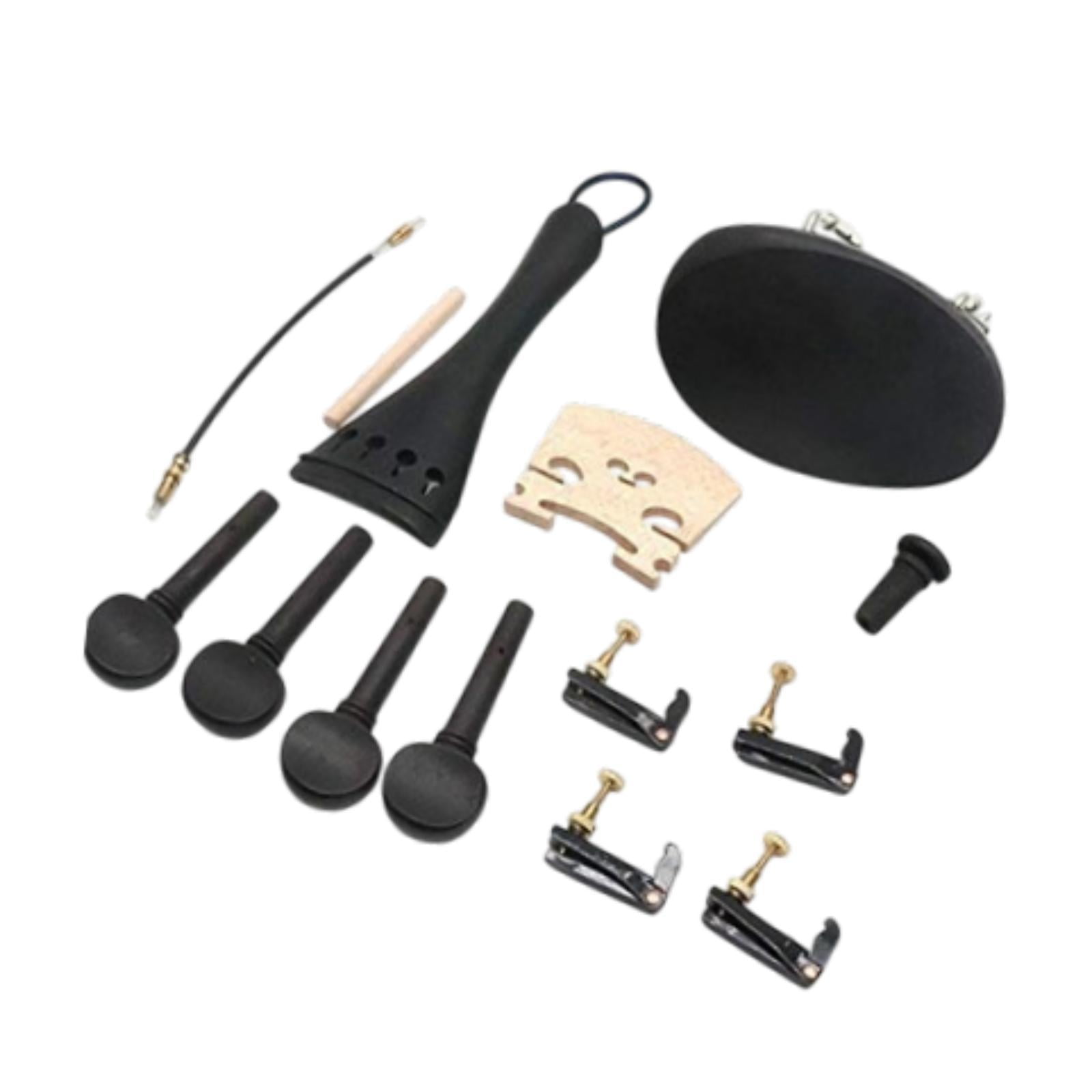 Magideal - Accesorios De Violín Kit De Violín Accesorios De Violín Tailput Boredpinet Conjunto De Violin Menton Rest, Por El Reemplazo De Los Principiantes Amant