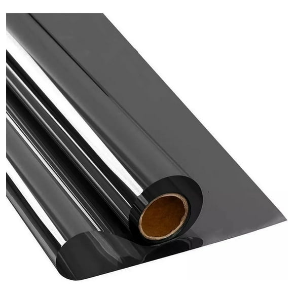 Rollo 1.2m*3m Film Polarizado Lamina Control Solar Uvcalorvidrio negro