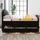 thumbnail image 3 of Orisfur. Twin Size Platform Storage Bed Solid Wood Bed with 6 Drawers, 3 of 3