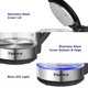 thumbnail image 4 of Hervidor eléctrico TopWit Glass 2.0L 1000W de acero inoxidable sin BPA, 4 of 7