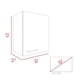 thumbnail image 3 of Mueble De Cocina Aereo 1 Puerta Manchester Wengue 60x50x33,5 Cm, 3 of 3