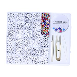 Bothyi - Kit Creativo Para Hacer Joyas, Cuentas Con Letras Del Alfabeto Para Mujer, Colgantes, Regalo