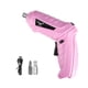 thumbnail image 1 of Juego De Destornilladores Inalámbricos Jenabom De Color Rosa, Incluye 4 Accesorios, Herramienta Eléctrica Multifuncional Recargable Con Luz Nocturna, Ideal Para Reparaciones Y Mantenimiento Del Hogar., 1 of 7