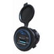 thumbnail image 1 of Cargador Doble Usb 18w Type C 30w Carga Rapida Luz Azul 12-24v, 1 of 3