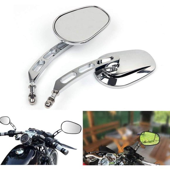 Espejos laterales Motobiker para Harley Road King Sportster Chrome