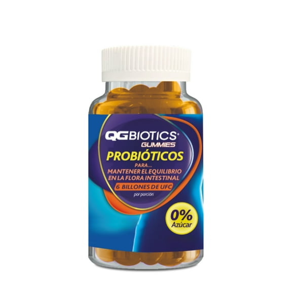 QGBiotics Gummies probióticos 6 billones UFC - 60 gomitas