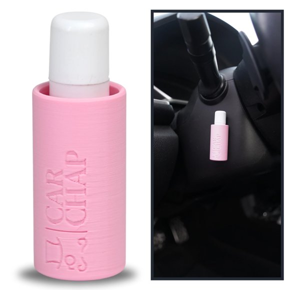 Soporte para bálsamo labial Car Chap color rosa, fabricado en EE. UU.