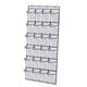thumbnail image 2 of Organizador de zapatos colgantes Estante de almacenamiento de zapatos colgantes 24 bolsillos Accesorio plegable portátil para la pared del dormitorio , Blanco, 2 of 5