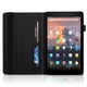 thumbnail image 5 of Funda con relieve del Árbol de la Vida para tablet Fire HD10(2017) con soporte, ranuras para tarjetas y soporte para lápiz óptico. Negro, 5 of 6