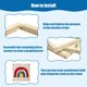 thumbnail image 4 of Juego de 24 barras tensadoras de madera para bordado wdbg, 4 of 7