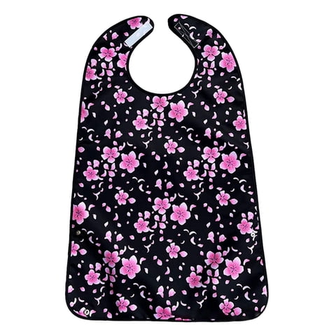 Ioensy - Baberos Adultos Para Comer Impermeable Protección Completa Para Ancianos Mujeres Y Hombres Negro