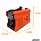 thumbnail image 3 of Soldadora Inverter 140A - 220V, 50 Hz Color Amarillo Frecuencia 50 Hz/60 Hz, 3 of 4