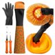 thumbnail image 1 of Kit de tallado de calabazas con forma de guante raspador de calabazas con momentos de Halloween, 1 of 9