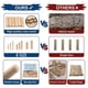 thumbnail image 4 of Kit de espigas de madera SpzcdZa 284 piezas con brocas, 4 of 8
