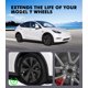 thumbnail image 2 of Tapacubos PM Auto para Tesla Y 2020‑2025, 19 pulgadas, negro gris, 2 of 6
