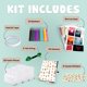 thumbnail image 2 of Kit de collage de pared Hapinest DIY para niñas adolescentes con 220 estampados, 2 of 7