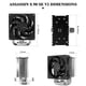 thumbnail image 5 of Enfriador de CPU Thermalright Assassin X 90 SE V2 para Intel LGA1700/1150/1151/1200, AMD AM4 AM5, 5 of 5