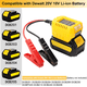 thumbnail image 2 of Nuevo Cargador de Arrancador de Auto para Dewalt Batería Li-ion de 20V 11AWG Cable de Refuerzo de Batería para Arrancador de Auto de 13.5V, 2 of 7