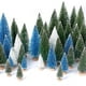 thumbnail image 1 of Árbol de Navidad Hatisan Mini artificial con base de madera, 30 unidades, 1 of 2