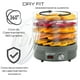 thumbnail image 3 of Deshidratador de frutas y alimentos Dry Fit Gris, 3 of 9