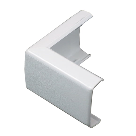 Codo exterior Wiremold NMW8 de plástico blanco para pista de rodadura