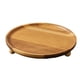 thumbnail image 3 of Mini Pedestal De Madera De Madera De Madera Para Los Centros De Mesa De Mesa Para El Hogar Farmhouse 20cmx3.5cm, 3 of 5