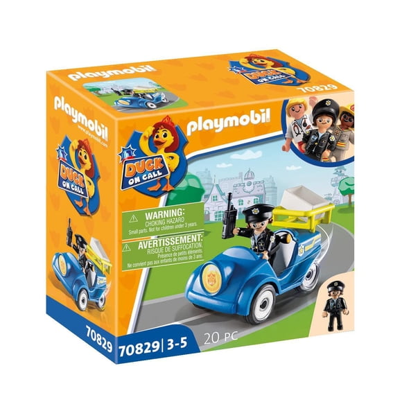 Vehículo de Juguete Playmobil Mini-Auto Policial Duck On Call