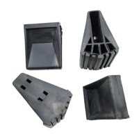 Ioensy - 4 Piezas De Cubiertas Para Pies De Escalera Que Reemplazan Las Cómodas Almohadillas De Goma Para Pies De Escalera Empinada De 6,2 Cm X 1,6 Cm